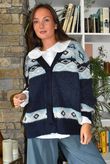 Moorland Lodge Cardigan Navy